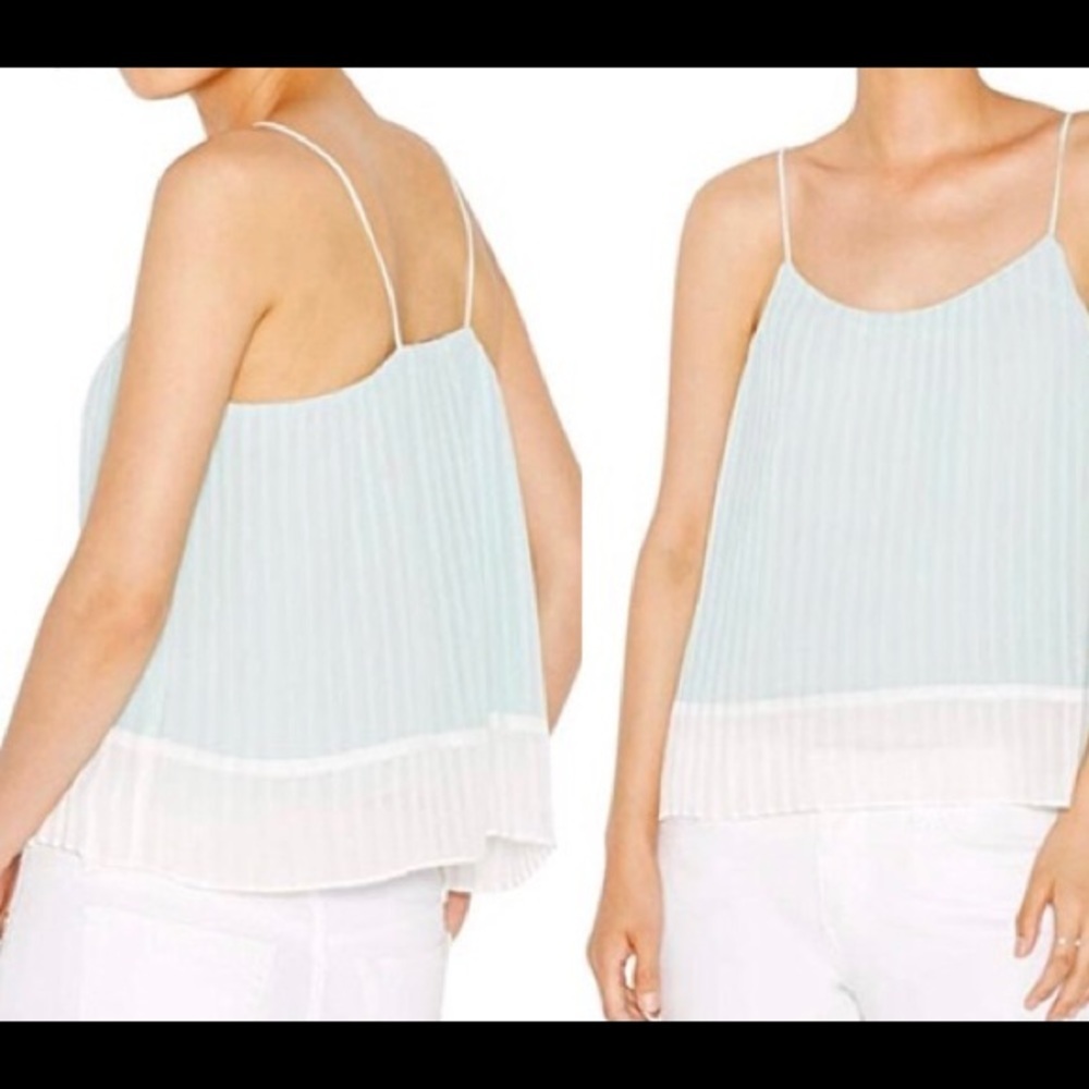 Bar III Mint Green Spaghetti Strap Top XS